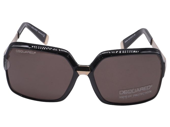 Dsquared2 DQ0044 Oversized Sunglasses in Black Acetate