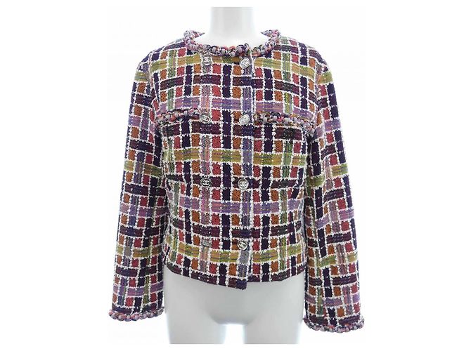 Timeless Giacca senza colletto Chanel Rosa