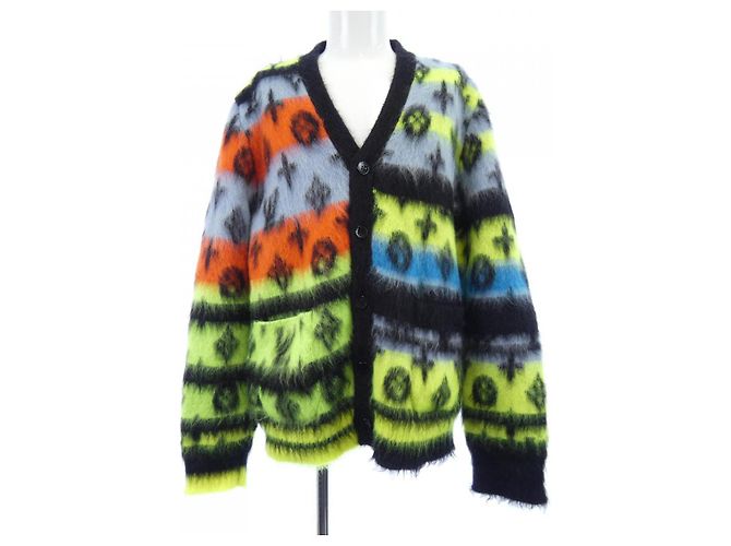 Cardigan Louis Vuitton Nero Giallo