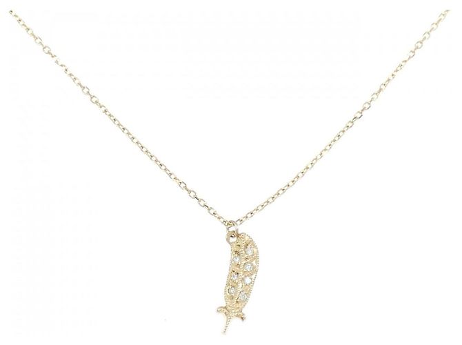 Autre Marque Collana in Au750 e Diamanti D'oro