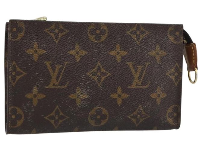 LOUIS VUITTON Monogram Bucket PM Accessory Pouch LV Auth gh1560