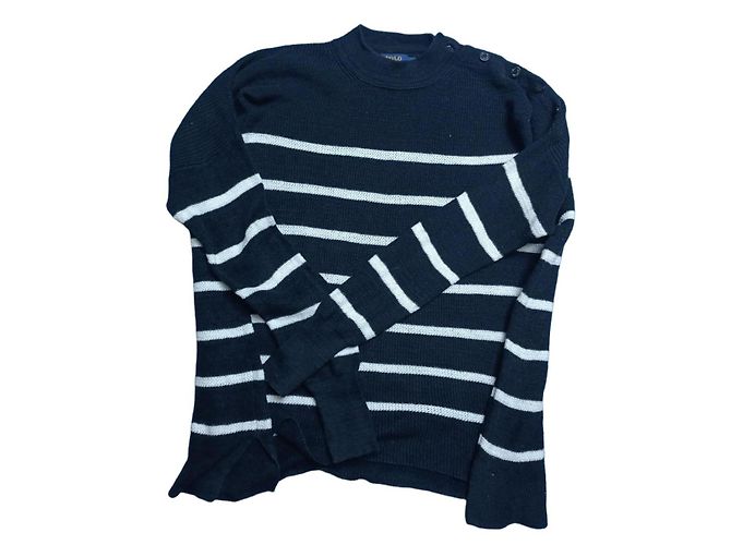 Top Marinière de Ralph Lauren para Mujer Azul marino