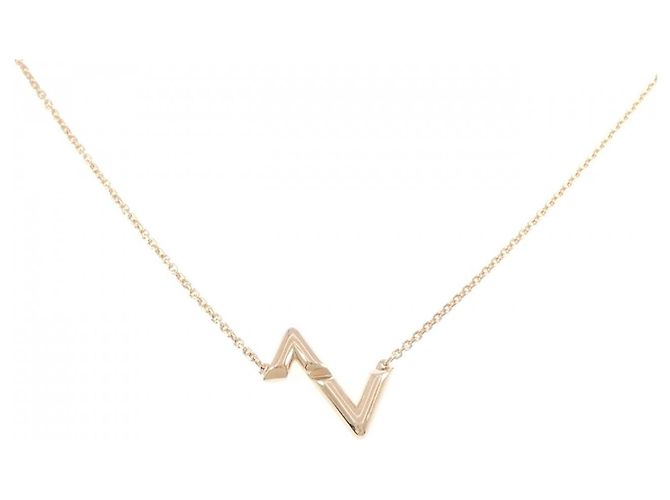 Collana Louis Vuitton LV Volt sottosopra in oro rosa 750