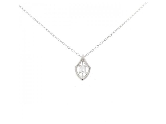 Autre Marque Collana di diamanti PT950 PT850 Argento