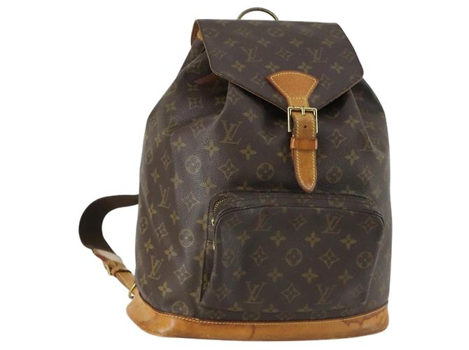 LOUIS VUITTON Mochila Monogram Montsouris GM M51135 LV Auth 156103 Monograma