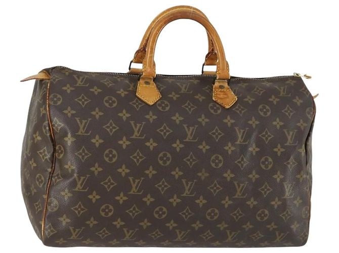 LOUIS VUITTON Bolsa de Mão Monogram Speedy 40 M41522 LV Auth gh1601 Monograma