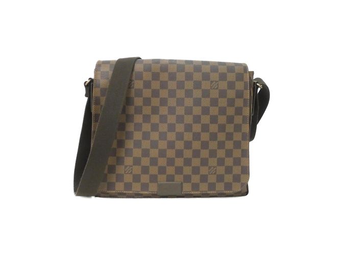 Louis Vuitton Damier District MM Schultertasche Damier ebene