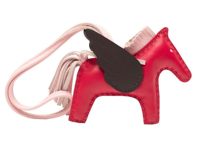 Charm Rodeo Pegasus PM da Hermès Marrom Rosa