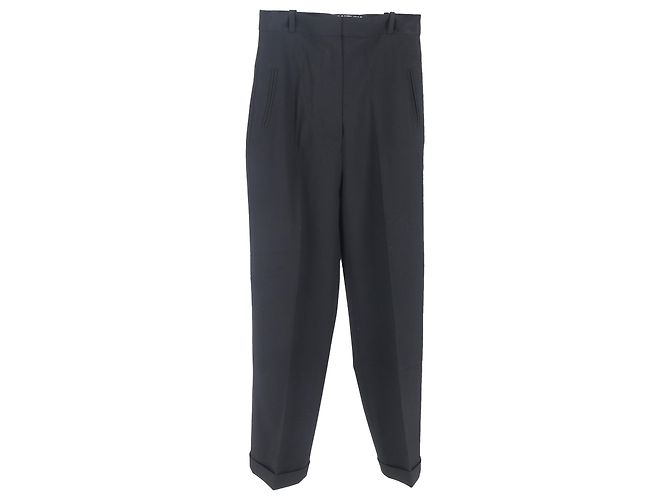 Pantaloni dritti La Bomba in cotone nero di Jacquemus