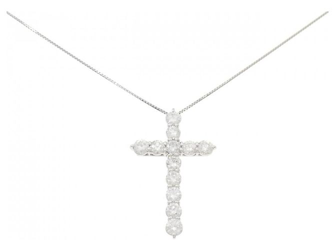 Autre Marque Collana in diamante PT900 PT850 Argento