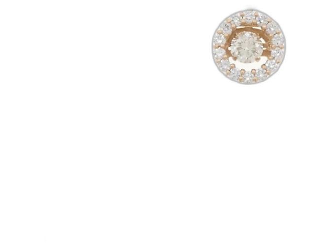 Autre Marque Au750 Diamant-Halskette Pink