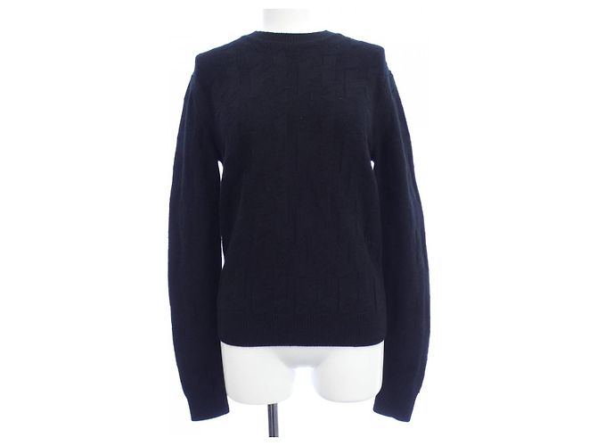 Hermès 3H2617D434 Strickwaren aus Wolle Schwarz