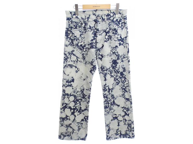 Jeans Louis Vuitton Blanc Bleu Marine