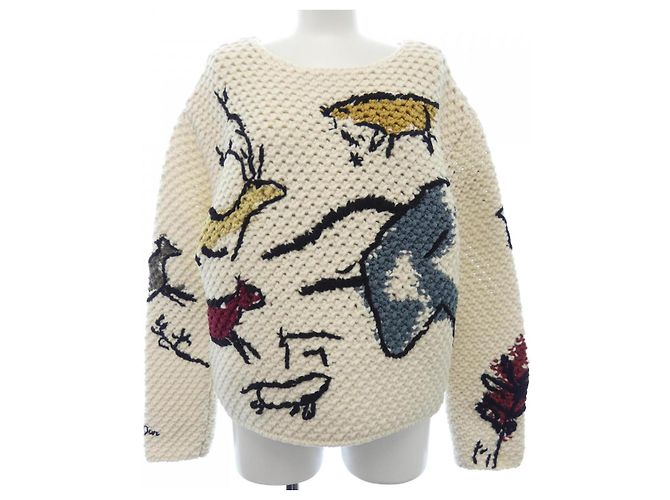 Top in maglia Christian Dior Beige