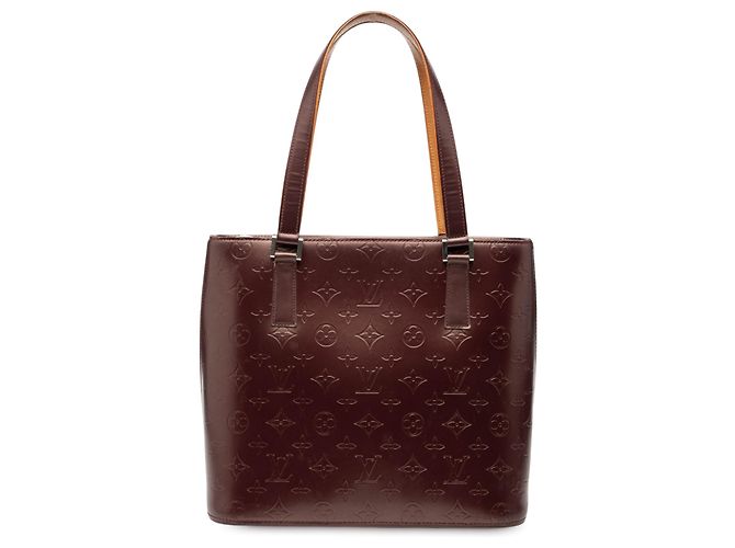 Louis Vuitton Monogram Rosso Opaco Stockton Bordò