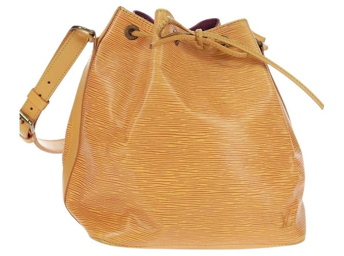 Noe Bolsa Petit Noé em couro Epi média Louis Vuitton Amarelo