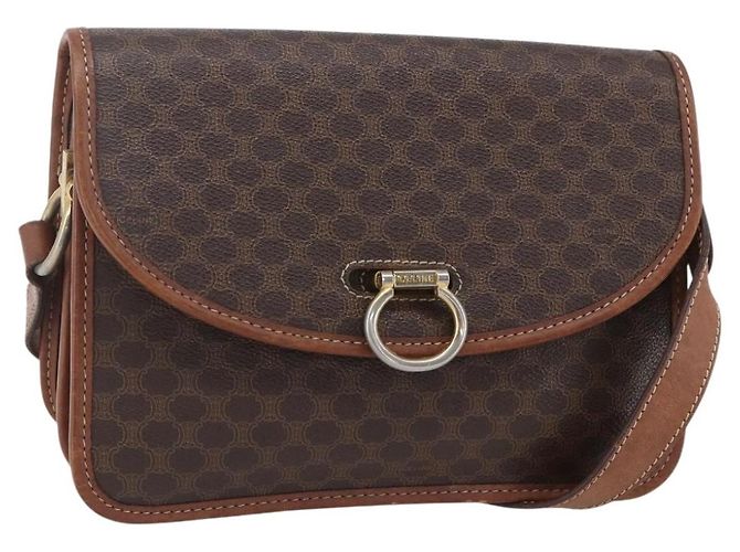 Céline Borsa a Spalla Celine in Tela Marrone
