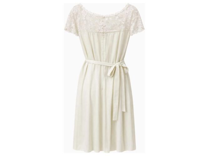 Valentino Kleid, Modell Seidenvoile 2007. Beige