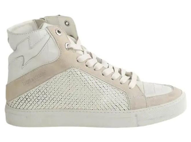 Zadig & Voltaire Baskets en cuir blanches