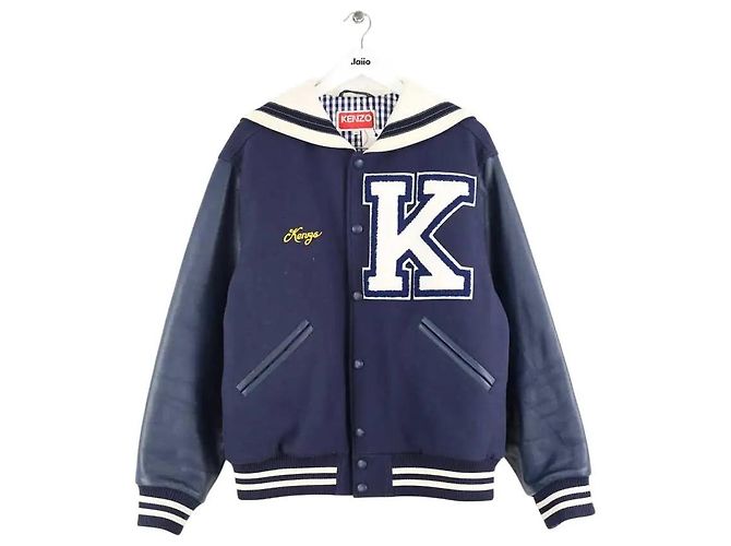 Kenzo Navy wool jacket Navy blue