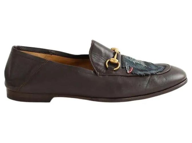 Gucci Mocassins en cuir marron