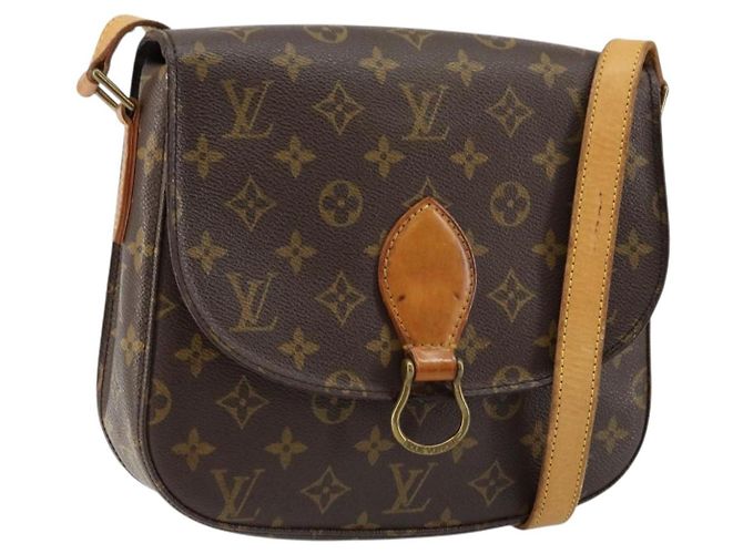 LOUIS VUITTON Monogram Saint Cloud GM Shoulder Bag M51242 LV Auth 146401