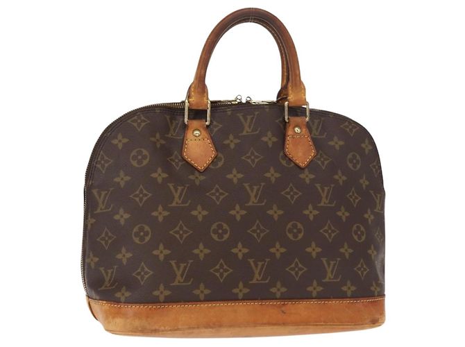 LOUIS VUITTON Bolso de Mano Monogram Alma M51130 LV Auth BA9326 Monograma