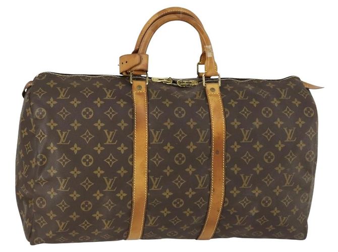 LOUIS VUITTON Monogram Keepall 50 Boston Tasche M41426 LV Auth 156594 Monogramm