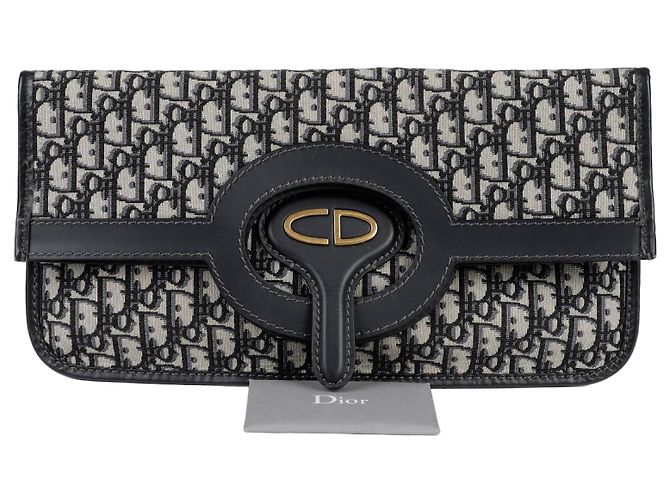 Dior Klappbare Clutch Weiß