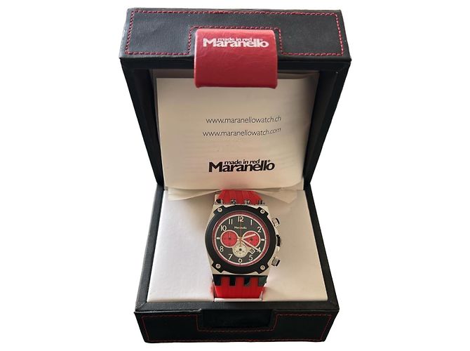 Autre Marque Maranello V8 Chrono 44 mm Rouge