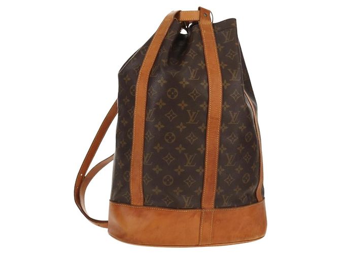Louis Vuitton Randonnee Backpack Monogram Canvas GM Brown