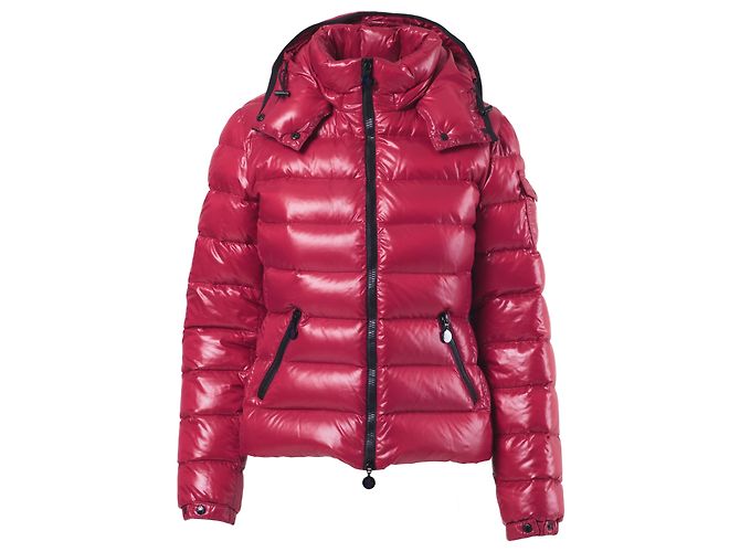 Giacca Rossa Lucida Moncler Donna Rosso
