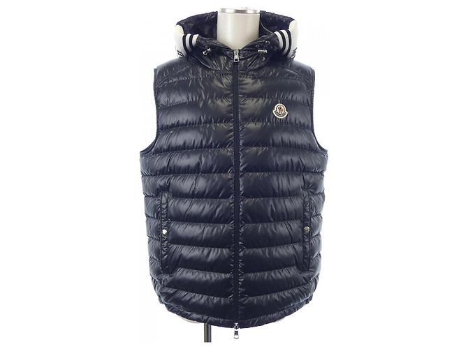 Gilet in Piuma Moncler CLAI Nero