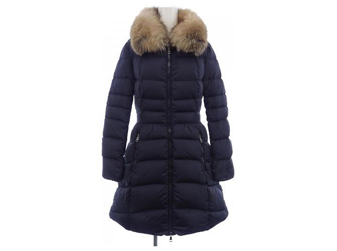 Abrigo de Plumas Moncler HIRONDELLE Azul Azul marino