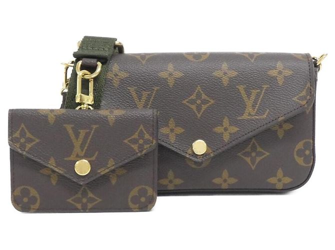 Borsa a spalla Monogram Multi Pochette Felicie di Louis Vuitton Marrone