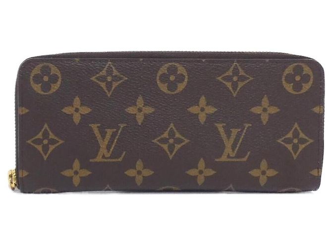 Louis Vuitton Monogram Long Wallet Brown