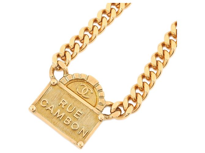 Collana Chanel Rue Cambon B22A AB8651 D'oro
