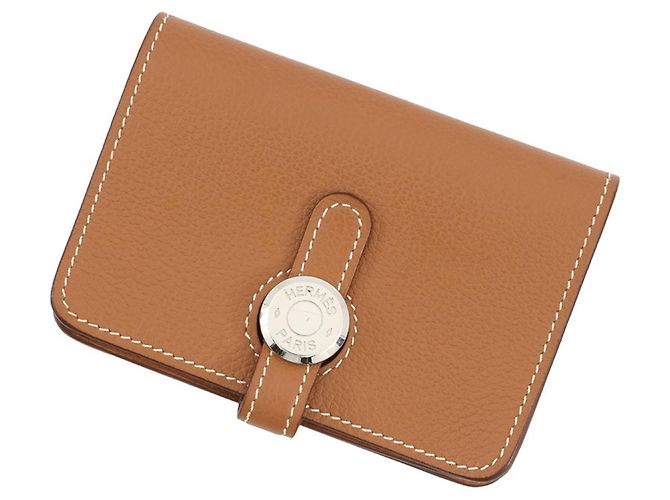 Hermès Dogon Kartenetui in Gold