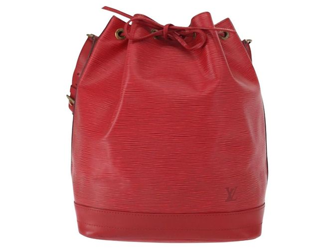 Noe Sac à main Noé Louis Vuitton en cuir Epi grand modèle Rouge