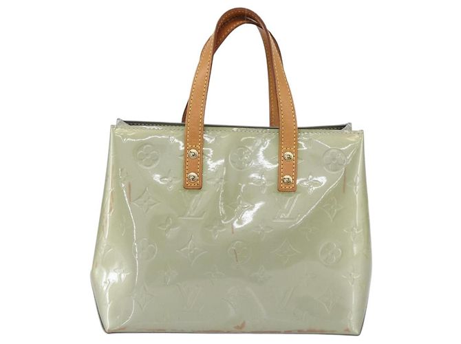 Bolsa Reade Monogram Vernis PM Louis Vuitton Marrom