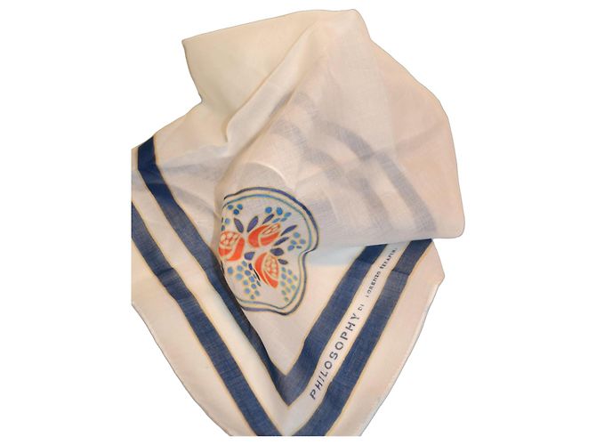 Foulard de algodón Philosophy di Lorenzo Serafini Multicolor