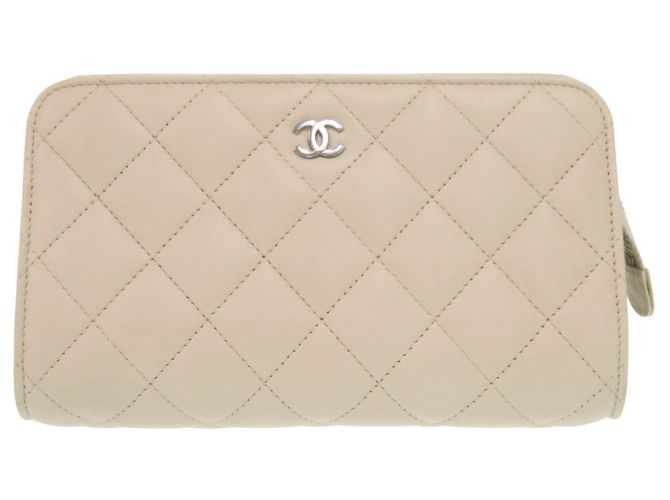Timeless Chanel Matelassé Lammfell Tasche Roh