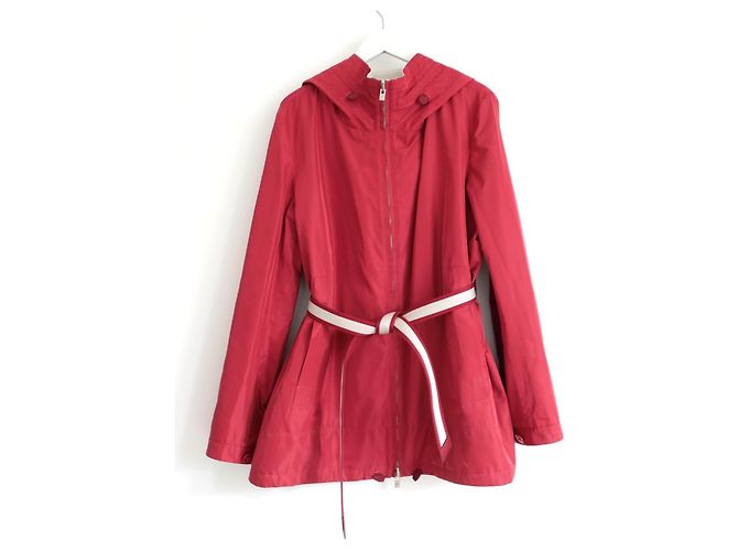 Loro Piana Ashton Wende-Anorak Jacke Beige/Rot
