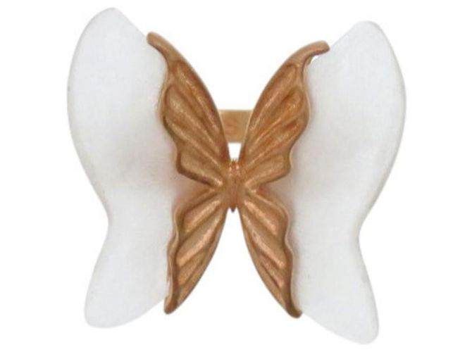 Anello in oro con farfalla Christian Dior D'oro