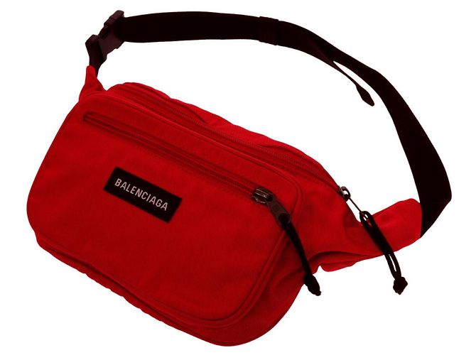 Marsupio Explorer Balenciaga Rosso