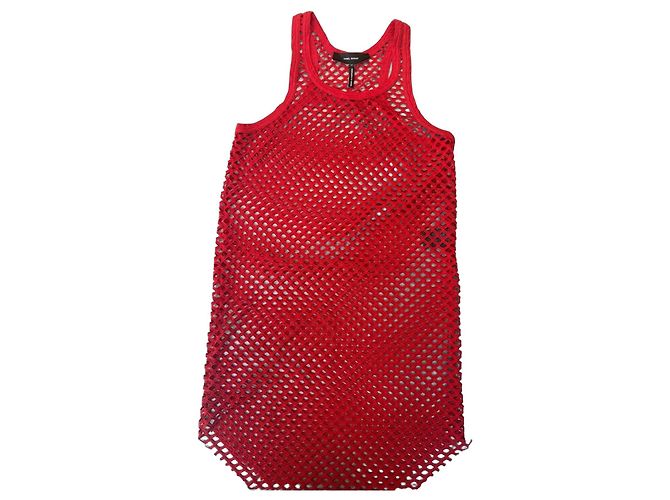 Isabel Marant Netz T-Shirt in Rot