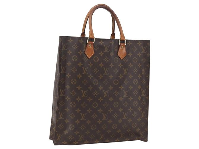 LOUIS VUITTON Bolsa Sac Plat Monogram M51140 LV Auth 160984 Monograma