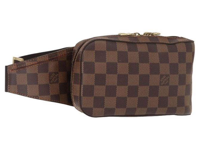 LOUIS VUITTON Borsa a Spalla Geronimos Damier Ebene N51994 LV Auth 161424