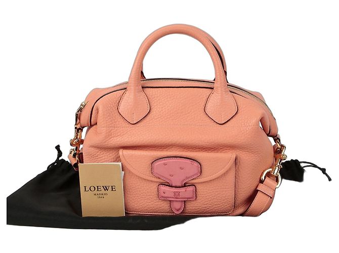Loewe May Tote Schultertasche Pink