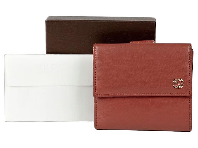 Gucci Interlocking Flap Medium Wallet Pink